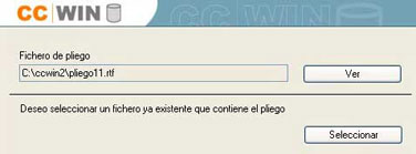 pantalla resultados pliego de condiciones